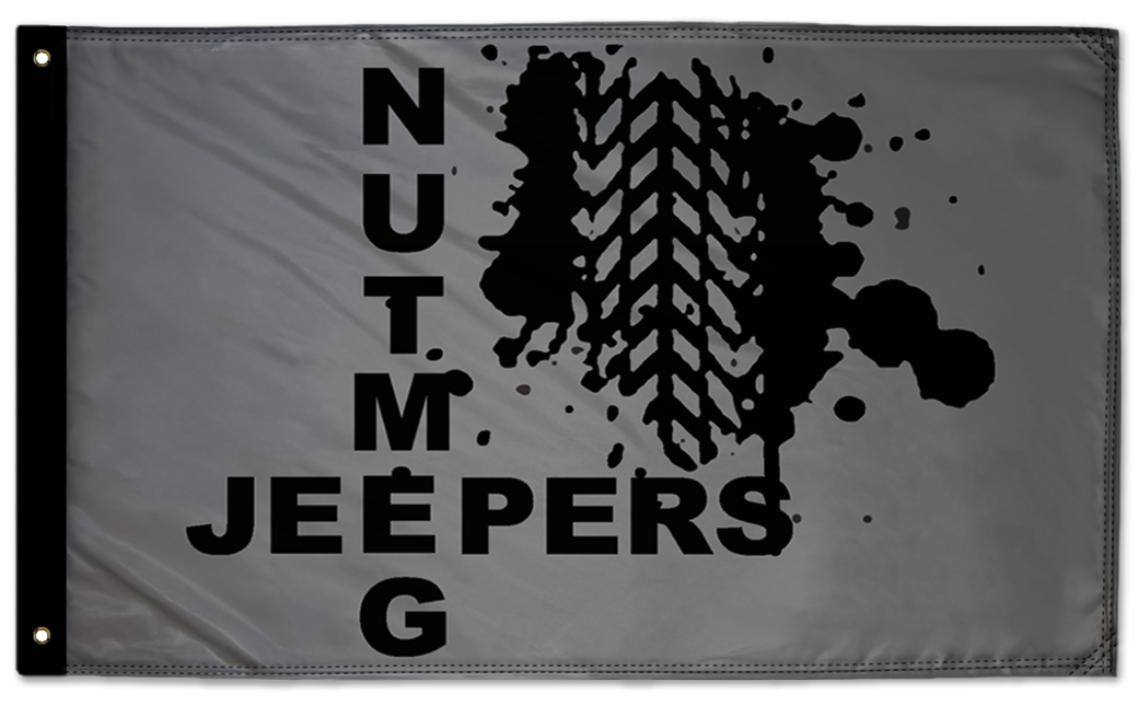 Nutmeg Jeepers Flag 3'x5' Double-Sided Flag