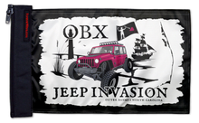 OBX Jeep Invasion Flag 12"x18" Forever Wave Flag