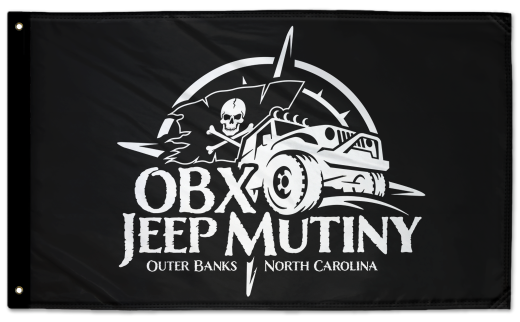 OBX Jeep Mutiny 3'x5' Double-Sided Flag