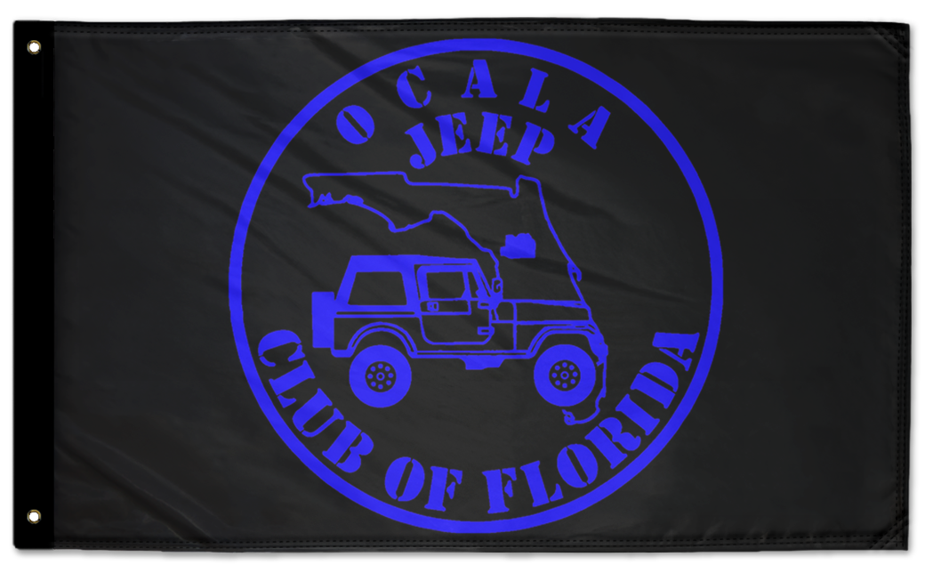 Ocala Jeep Club 3'x5' Double-Sided Flag