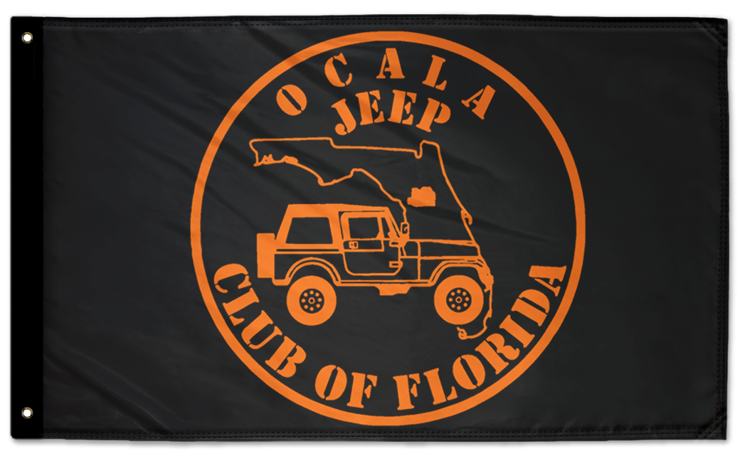 Ocala Jeep Club 3'x5' Double-Sided Flag