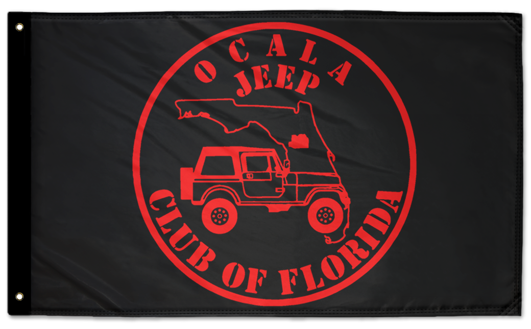 Ocala Jeep Club 3'x5' Double-Sided Flag