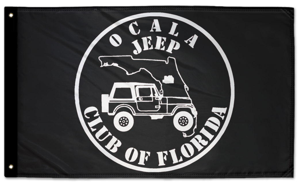 Ocala Jeep Club 3'x5' Double-Sided Flag