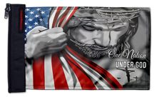 One Nation 12"x18" Forever Wave Flag