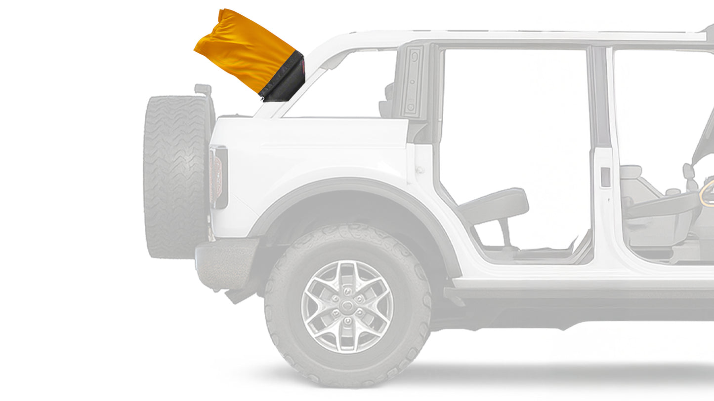 Solid Color Orange 12"x18" Forever Wave Flag