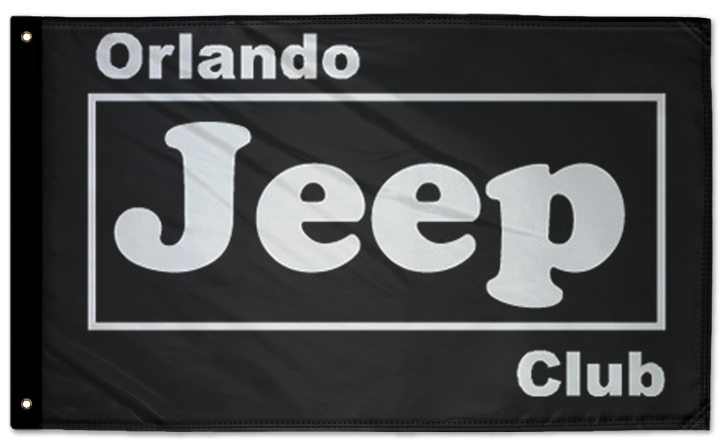 Orlando Jeep Club 3'x5' Double-Sided Flag