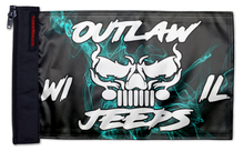 Outlaw Jeeps WI IL Flag 12"x18" Forever Wave Flag