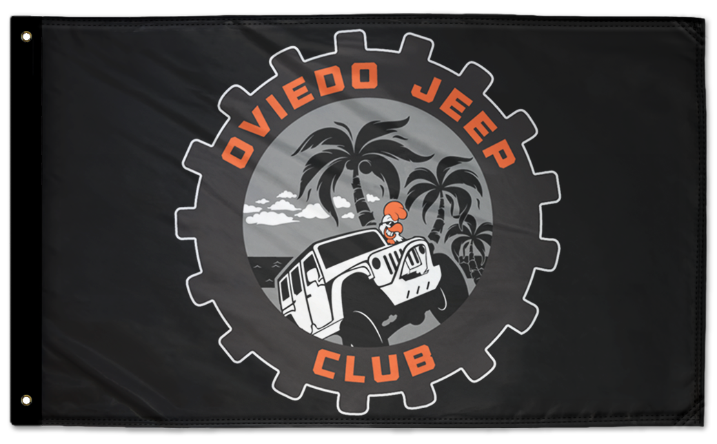 Oviedo Jeep Club 3'x5' Double-Sided Flag