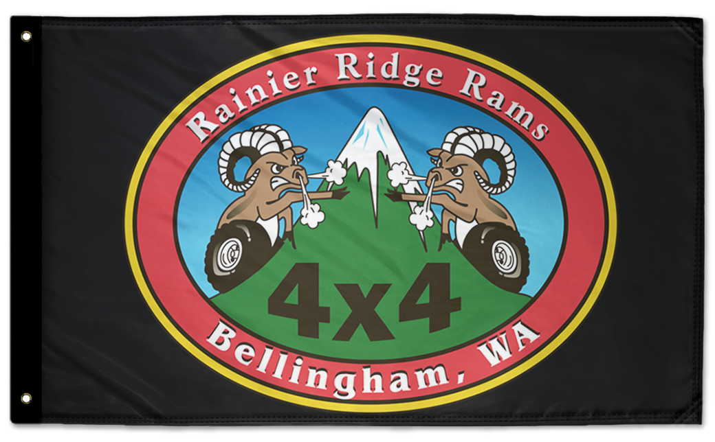 Pacific Northwest 4WDA Flag 3'x5' Double-Sided Flag