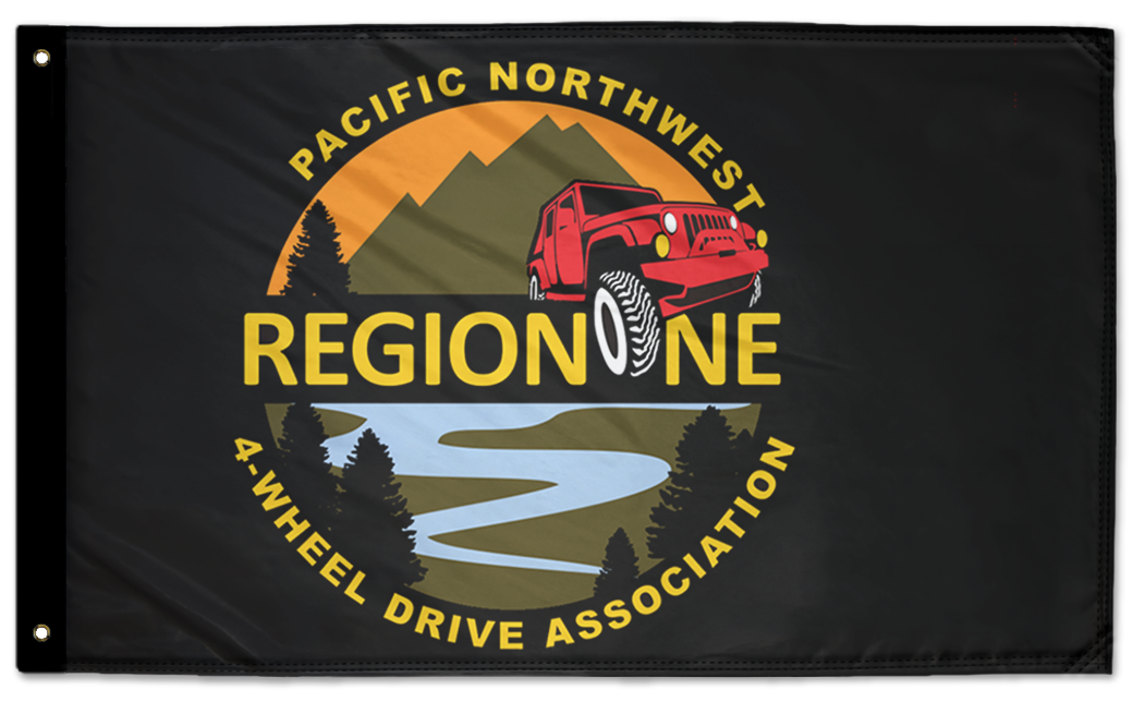 Pacific Northwest 4WDA Flag 3'x5' Double-Sided Flag