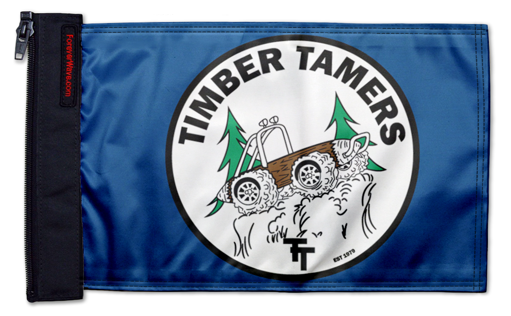 Pacific Northwest 4WDA Flag 12"x18" Forever Wave Flag