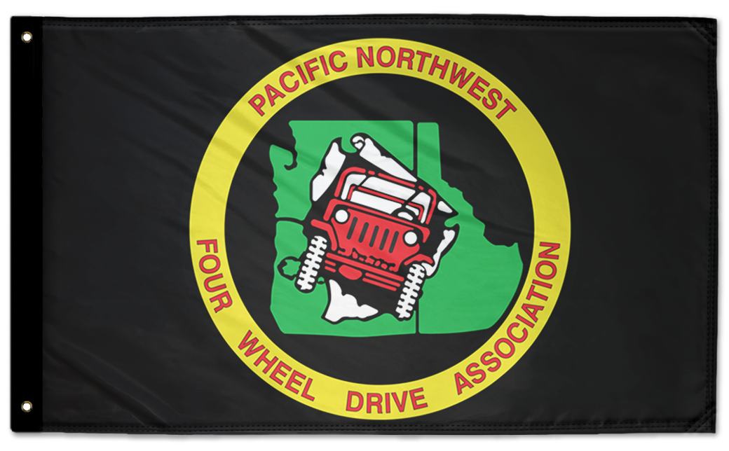 Pacific Northwest 4WDA Flag 3'x5' Double-Sided Flag