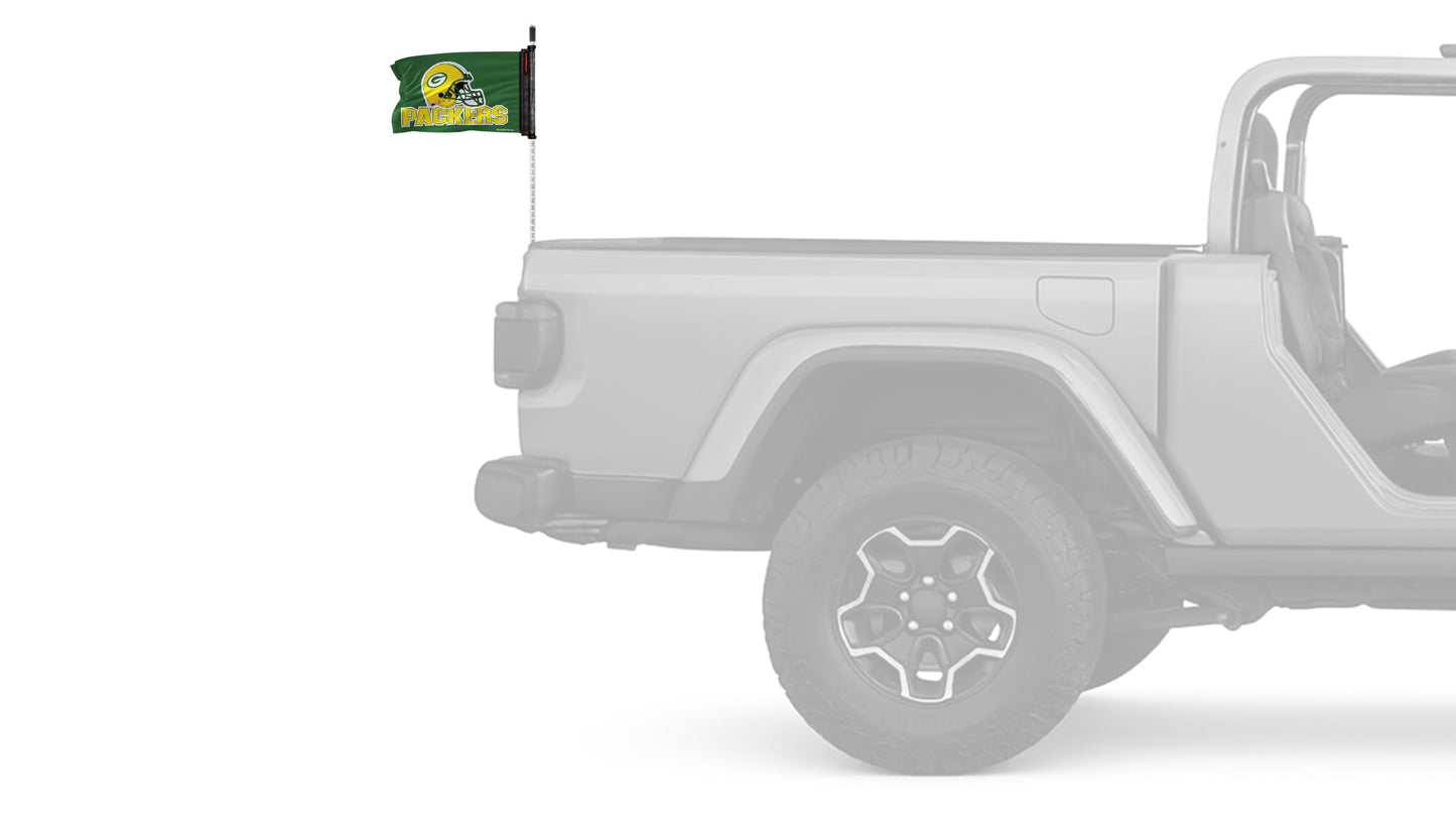 Green Bay Packers 11"x17" Forever Wave Flag for Bronco