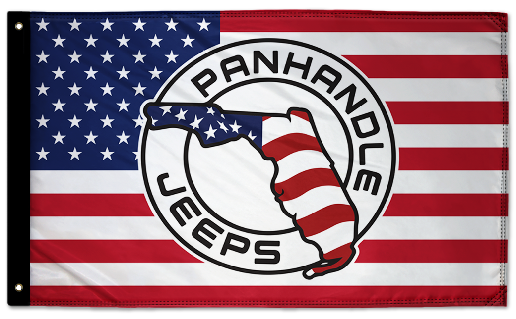 Panhandle Jeeps Flag 3'x5' Double-Sided Flag