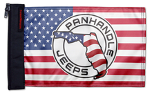 Panhandle Jeeps Flag 12"x18" Forever Wave Flag