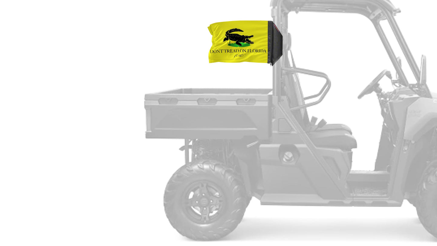 Don't Tread On Florida 12"x18" Forever Wave Flag for UTVs