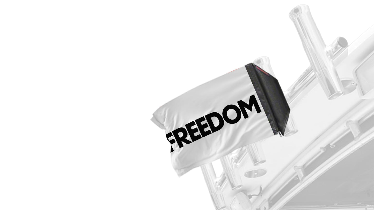 Freedom 12"x18" Forever Wave Flag for Boats