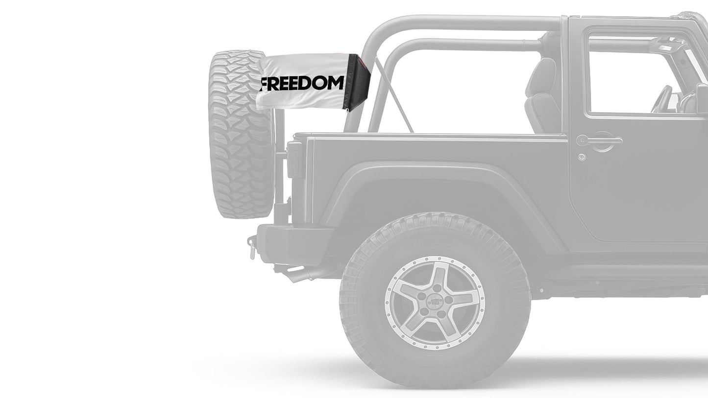Freedom 12"x18" Forever Wave Flag for Jeep Wrangler TJ 1996-2006