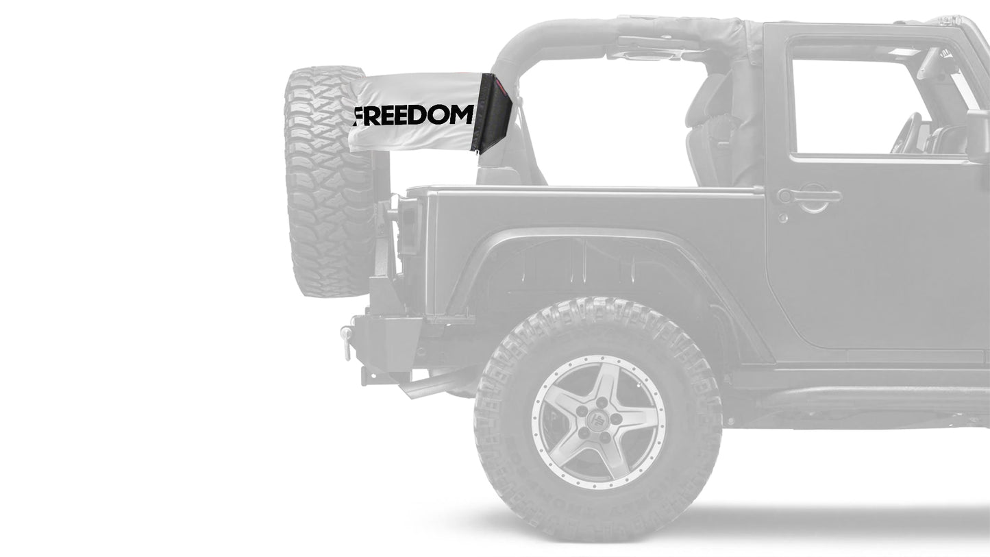 Freedom 12"x18" Forever Wave Flag for Jeep Wrangler YJ 1986-1995