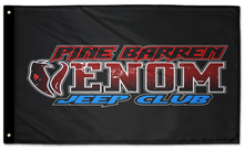 Pine Barren Venom Jeep Club 3'x5' Double-Sided Flag