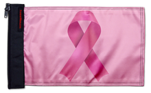 Pink Ribbon 12"x18" Forever Wave Flag for Jeep Wrangler JK 2-Door 2007-2018
