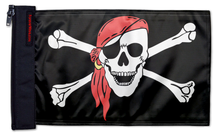 One Eyed Jack 12"x18" Forever Wave Flag for Jeep Wrangler JK 2-Door 2007-2018