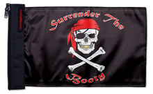 Surrender The Booty 12"x18" Forever Wave Flag for Jeep Wrangler JL 2-Door 2018-Present