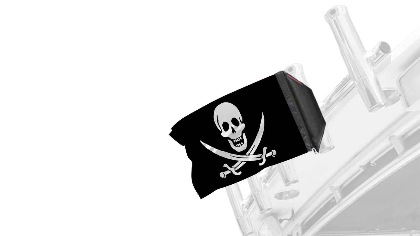 Jack Rackham 12"x18" Forever Wave Flag for Boats