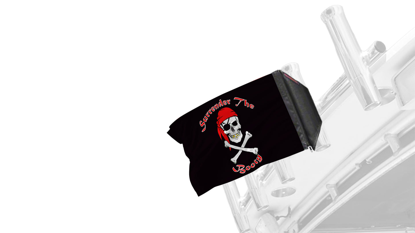 Surrender The Booty 12"x18" Forever Wave Flag