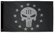 Punisher Three Percenter 3'x5' Double-Sided Flag