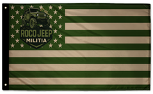 ROCO Jeep Militia Flag 3'x5' Double-Sided Flag