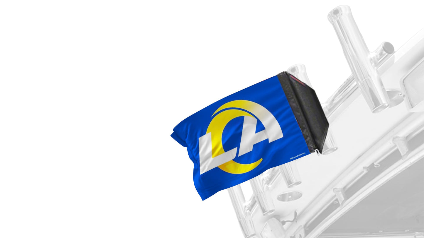 Los Angeles Rams 11"x17" Forever Wave Flag for Boats