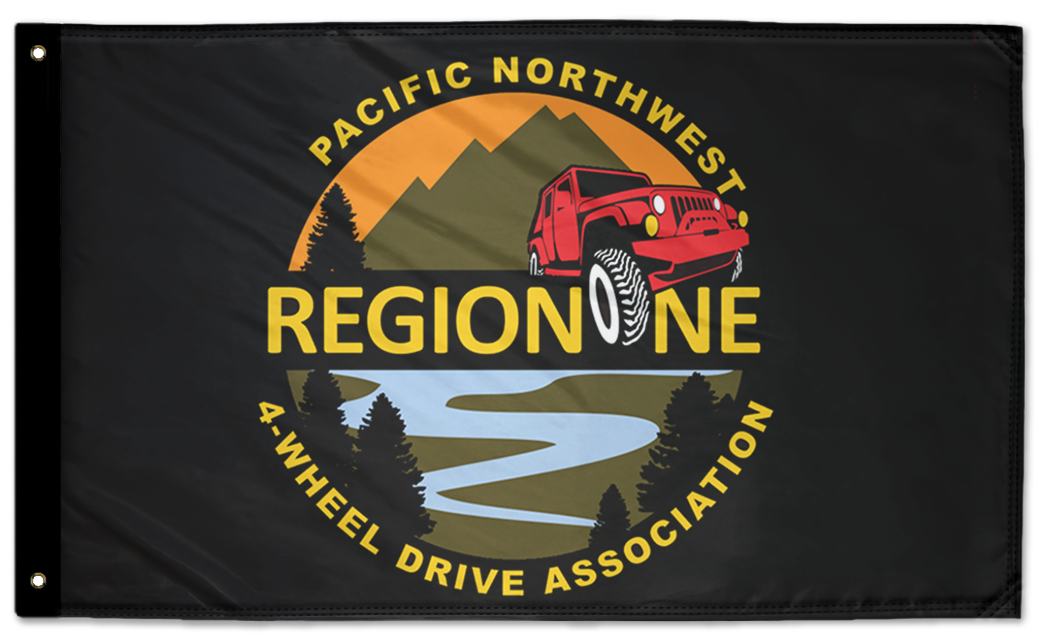 Region One Flag 3'x5' Double-Sided Flag