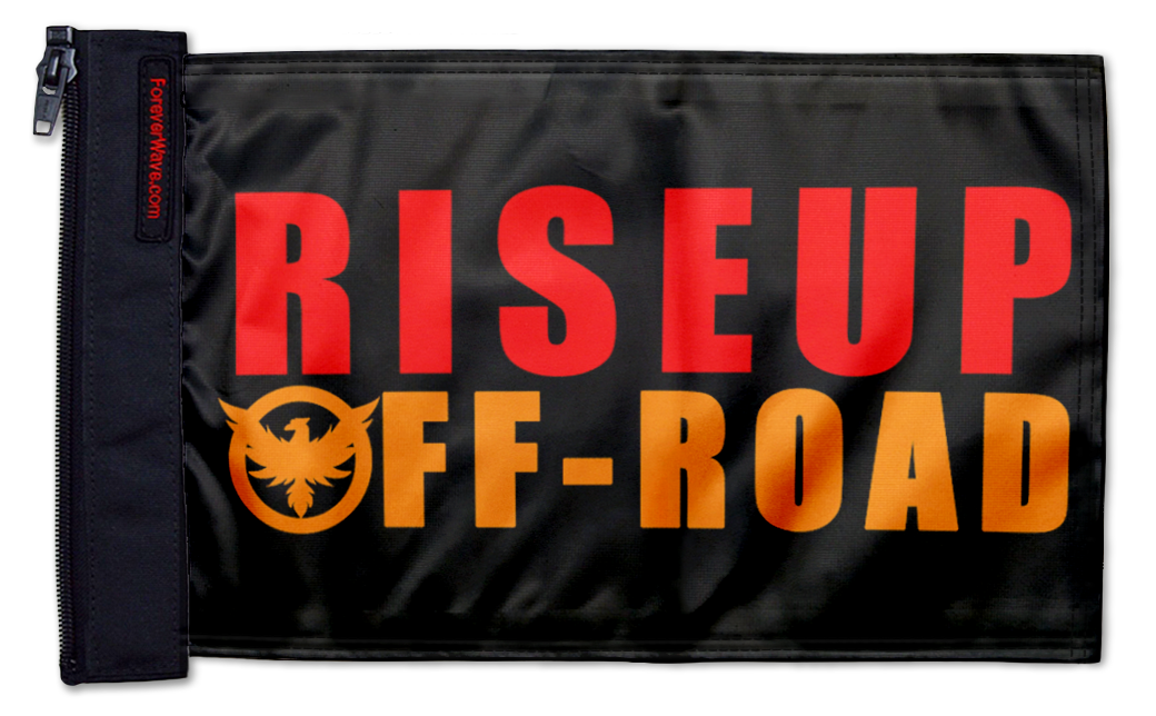 Rise Up Off-Road Flag 12"x18" Forever Wave Flag