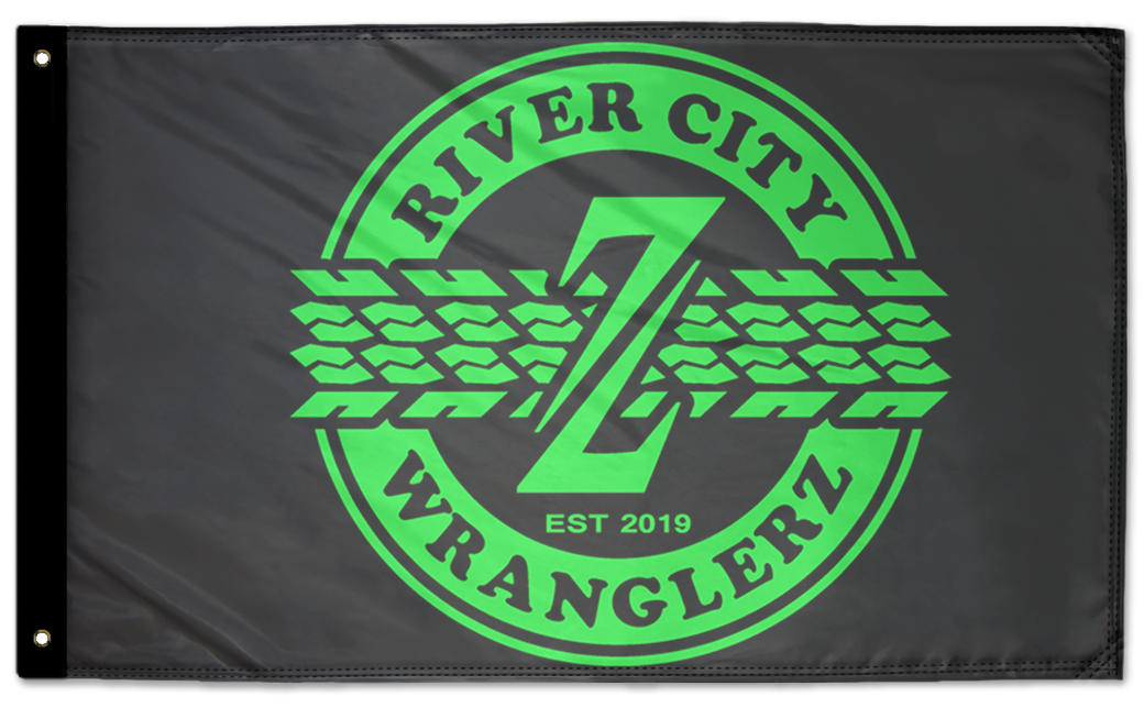 River City Wranglerz Flag 3'x5' Double-Sided Flag