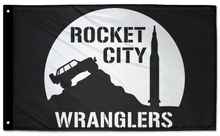 Rocket City Wranglers Flag 3'x5' Double-Sided Flag