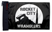 Rocket City Wranglers Flag 12"x18" Forever Wave Flag