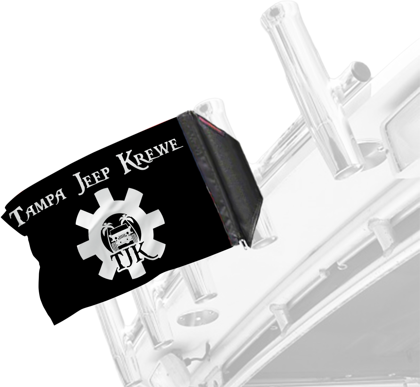 Tampa Jeep Krewe 12"x18" Forever Wave Flag