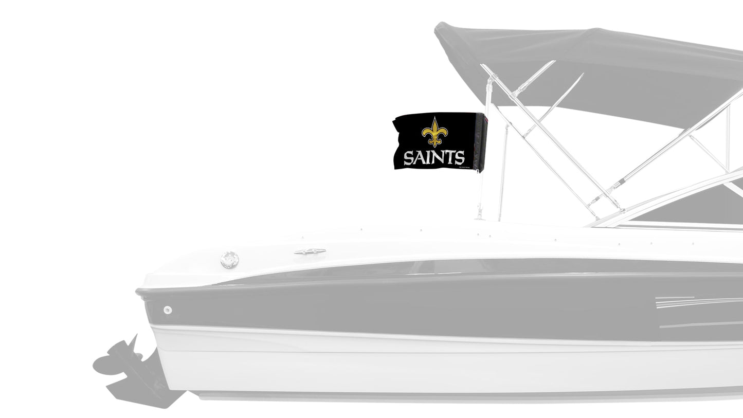 New Orleans Saints 11"x17" Forever Wave Flag for Boats