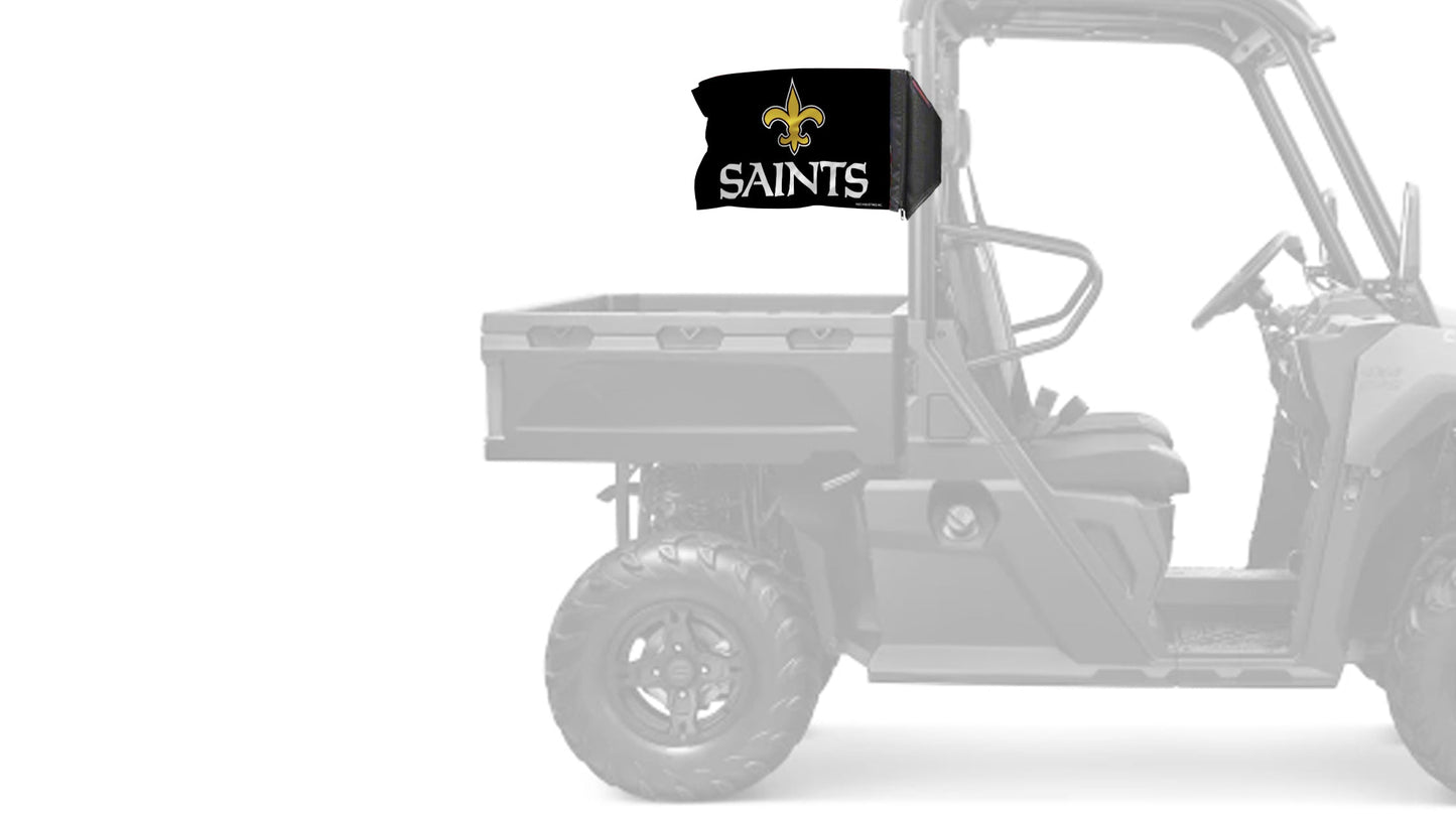 New Orleans Saints 11"x17" Forever Wave Flag for UTVs