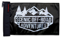 Scenic Off-Road Adventures Flag 12"x18" Forever Wave Flag