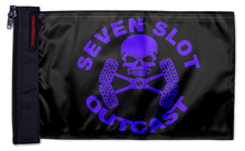 Seven Slot Outcast Flag 12"x18" Forever Wave Flag