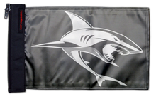 Shark 12"x18" Forever Wave Flag for Bronco