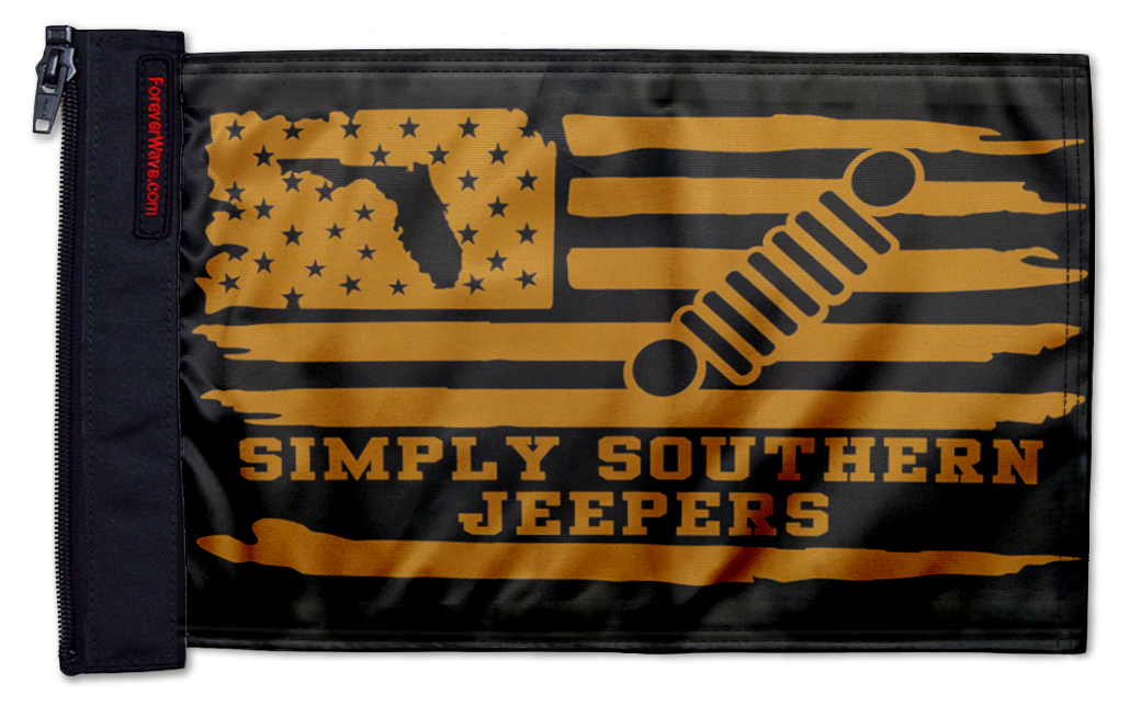 Simply Southern Jeepers Flag 12"x18" Forever Wave Flag