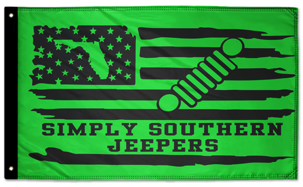 Simply Southern Jeepers Flag 3'x5' Double-Sided Flag
