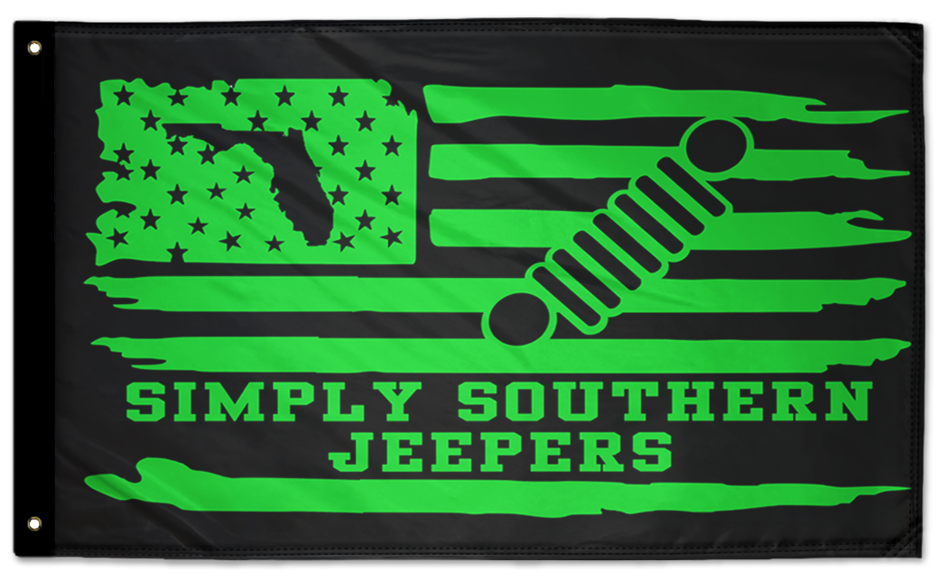 Simply Southern Jeepers Flag 3'x5' Double-Sided Flag