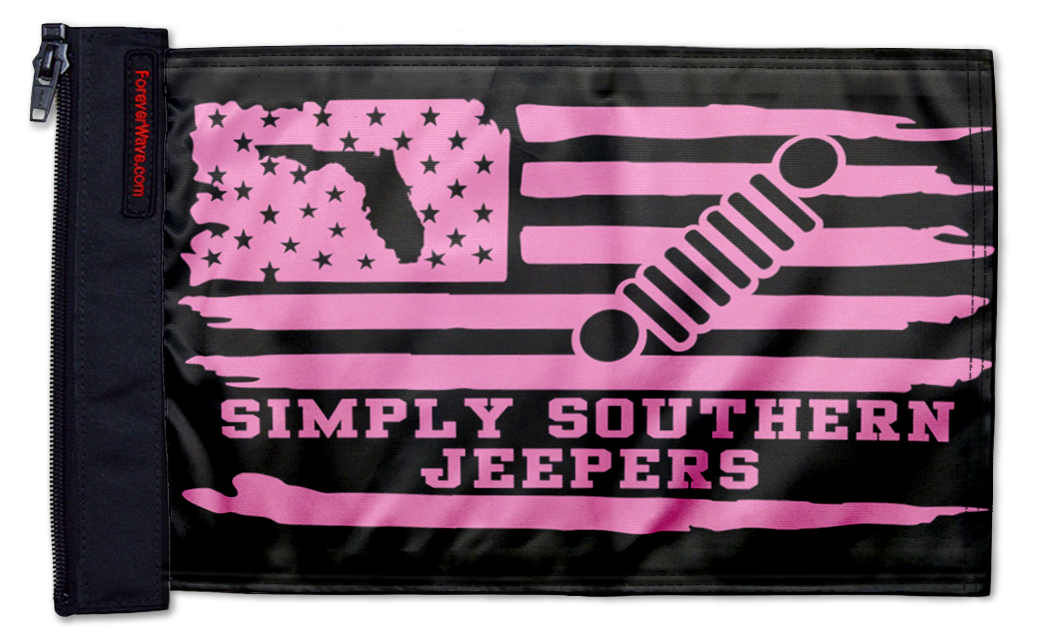 Simply Southern Jeepers Flag 12"x18" Forever Wave Flag