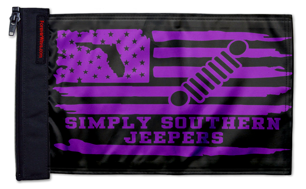 Simply Southern Jeepers Flag 12"x18" Forever Wave Flag