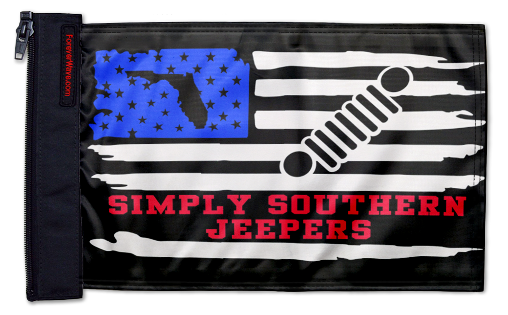 Simply Southern Jeepers Flag 12"x18" Forever Wave Flag