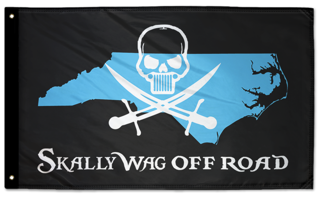 Skallywag Off Road NC Flag 3'x5' Double-Sided Flag